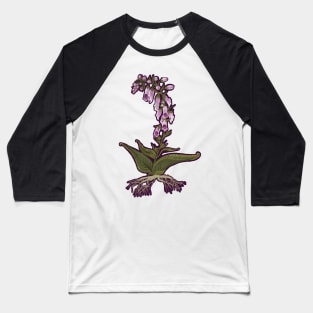 Hand-drawn Foxglove Flower Baseball T-Shirt